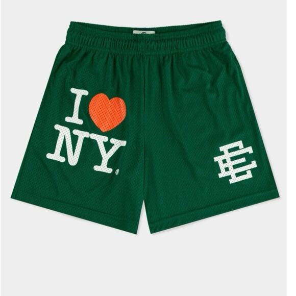 Eric Emanuel I Love New York Shorts Sz M - Picture 1 of 3